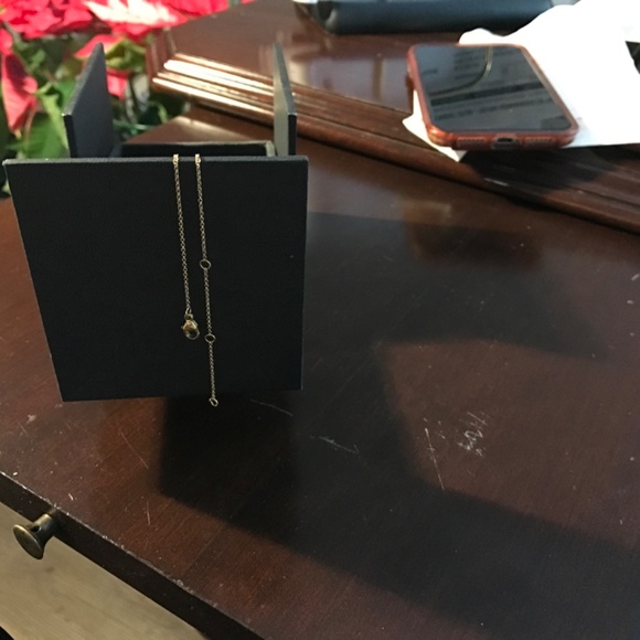 David Yurman gold necklace with diamond pendant. - Picture 2 of 2